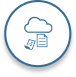 Icon Cloud Dokumentenbereitstellung